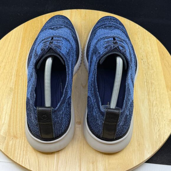 Cole Haan 2.Zerogrand Stitchlite Blue Oxford Wingtip Shoes C27946 Men's Size 9 - Picture 10 of 10